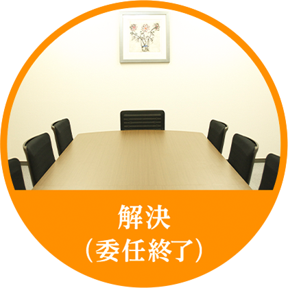 解決（委任終了）